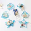 Lugar Pintoresco Pegatina de Refrigerador Oceánica Creativa Estrella de Mar Caballito de Mar Delfín Modelado Artesanía Pura Hecha a Mano con Pegamento Goteado Souvenirs Turísticos