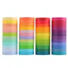 Yida Fita Washi Colorida Pura Transfronteiriça Conjunto Fita para Diário de Mão Colagem com Diário de Mão DIY Coisas Pequenas Coloridas