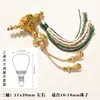 Juego Tradicional de Cobre Chapado en Oro de Tres Piezas Accesorios DIY Pulsera de 108 Cuentas de Buda Juego de Accesorios de Tres Piezas