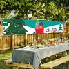 Bandeiras de Natal Novas Transfronteiriças, Painel de Decoração para Festa de Feriado, Tecido para Pendurar no Jardim, Bandeiras Coloridas, Feito Sob Medida