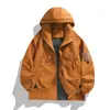 Jaqueta Funcional Corta-Vento e Impermeável Estilo Novo Casal Primavera e Outono Jaqueta Masculina Workwear Americano Masculina