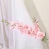 Flocagem de flores artificiais delphinium jacinto flor de seda decoração para casa guia de casamento de flores decoração de estrada auditório de casamento transfronteiriço