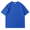 Camiseta Masculina de Algodão Penteado com Manga Curta 180g Gola Redonda Camiseta Lisa de Algodão Camiseta Básica Casual Masculina de Manga Curta