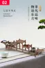 Estante para Tazas de Té de Madera Maciza J Estante Bogu Estilo Chinoiserie Caja de Almacenamiento Estante de Almacenamiento de Mesa Tetera de Té Pu'Er Alrededor de la Estufa Preparación de Té Juego de Té con B