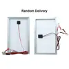 Suministro Transfronterizo de Panel Solar Monocristalino de 10W con Marco, Cables con Pinza de 3m, Controlador de 12V/18V, Kit de Panel Fotovoltaico
