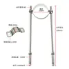 Soporte de Tubería Abrazadera de Tubería de Acero Inoxidable 304 Varilla Roscada de 20 cm Soporte de Tubería de Fijación Ajustable Accesorios para Tuberías Abrazadera de Tubería