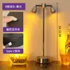[Transfronterizo] Mesa de Comedor para Puesto con Luz Recargable de Ambiente, Lámpara de Mesa de Bar, Foco, Lámpara de Mesa, Luz de Ambiente, Luz Nocturna para Exterior de Restaurante