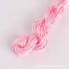 Hilo de poliéster trenzado línea A (1 mm) pulsera de cuentas de jade con hilo de cuerda tejida nudo chino hilo mano DIY tejido