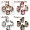 Cuentas de cristal al por mayor de dos puntas de doble punta accesorios para ropa diy hecho a mano cuentas sueltas aretes con envío gratis