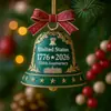 Transfronterizo Nuevo Producto Decorativo Americano Plano Acrílico Decorativo Colgante de Árbol de Navidad Colgante de Coche