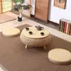 Mesa de centro tatami celebridade de internet mesa pequena para bay window mesa kang quarto casa peitoril simples mesa baixa de chão trama de rattan com armazenamento