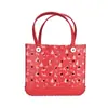 Bolsa de Playa Eva Nueva de Halloween Navidad Bolso de Mano de Moda para Exteriores con Estampado Bolsa con Agujero de Almacenamiento