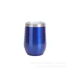 Comercio Exterior Taza de Acero Inoxidable al Vacío de 12 oz para Vino Tinto Cerveza Taza con Forma de Huevo Cáscara de Huevo Taza de Café con Aislamiento Frío
