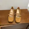 Zapatos retro Mary Jane de ante con tacón oculto, nueva colección otoño 2026, con un diseño de tira cruzada para un look único y cómodo