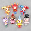 Payaso de circo accesorios de resina DIY dibujos animados gota de pegamento accesorios para funda de teléfono móvil caja de papelería material de pegamento crema DIY