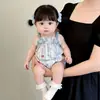Roupas de Bebê para o Verão, Macacão com Estampa de Estrelas, Roupa Leve de Verão, Macacão Fofo de Alça para Sair