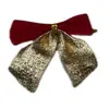Lazo Navideño de Fábrica Lazo Multicolor a Granel Oro y Plata Tela Roja Decoraciones Colgante para Árbol de Navidad