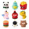 Sacapuntas de Dibujos Animados de Silicona Forma de Sacapuntas Transfronterizo Pegamento Suave PVC Sacapuntas Sacapuntas Niños y Estudiantes Pequeños Regalos