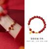 Pie plata 999 bolsa ágata roja calcedonia blanca pulsera para mujer nueva joyería de vida retro china roja de alta gama