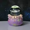 Bola de Cristal Luminosa Base Giratória Luz Noturna Luminosa Atacado Luz de Atmosfera para Casa Decorações de Mesa para Quarto Presentes