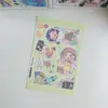 Adesivos Coreanos Menina Japonesa Fofa Adesivos de Diário Shibuya Personagens de Desenho Animado Adesivos de Cartão Goo Adesivos para Caderno Ins