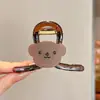 Pinza de tiburón extragrande con un toque de alta gama, pinza para el cabello exquisita y robusta para la parte posterior de la cabeza, adecuada para cabello grueso