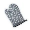 Guantes de Aislamiento Térmico de Algodón y Lino Alta Temperatura y Antiescaldado Engrosados Resistentes al Calor Guantes de Horno Especiales Herramientas para Hornear en Microondas Cocina