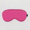 Nueva Máscara para Ojos para Dormir de Seda Imitación de Doble Cara, Máscara para Ojos de Viaje con Hebilla de Ajuste Elástico que Bloquea la Luz, Máscara para Ojos de Belleza Transpirable de Color Sólido