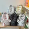 Nueva Mochila Tie-Dye para Niñas, Moderna y Única, Adecuada para Estudiantes de Secundaria y Preparatoria, Elegante y Protectora de la Columna, Mochila Ligera para Estudiantes