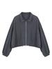 [Geming] Chaqueta Coreana para Viajar con Cuello Alto para Mujer Otoño 2025 Nueva Chaqueta Holgada Ajustada X6772