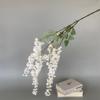Flor artificial Abule, decoración de techo para salón de bodas, flor de glicina, colgante de pared para hotel, hogar, flores falsas, accesorios para exteriores