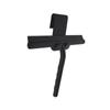 Limpador de Vidro de Silicone Preto, Ferramenta Doméstica para Limpeza de Vidros, Raspador Manual de Vidro, Raspador Especializado para Limpeza de Vidros