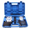 12 piezas de extractor de rodamientos de doble disco de doble disco diámetro interior y exterior rodamiento caja de cambios chasis herramienta de reparación de automóviles