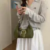 Versátil textura tejida nueva 2026 para mujer, exquisita bolsa diagonal retro para debajo del brazo, bolso de mano texturizado, bolso de hombro único para el commuting de otoño