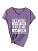 ¡Cuidado, NO soy un sitio independiente de Amazon Ebay de Moda Personalidad Camiseta de Manga Corta con Cuello en V para Mujer Comercio Exterior