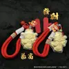 Pingente de Corrente de Celular Sino Dourado do Deus da Riqueza, Presente para Amigos e Melhores Amigas, Acessório de Boa Sorte