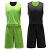 Ropa para niños adultos uniforme de baloncesto de doble cara traje camiseta de baloncesto para hombre uniforme de equipo de doble cara traje deportivo compra grupal impresión de número