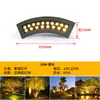 Atacado de fábrica luz de inundação em anel LED lâmpada de árvore à prova d'água para exterior 18W iluminação de paisagem de engenharia externa luz de projeção