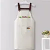 Delantal para Cocina Casera Impermeable y a Prueba de Aceite Mono de Alta Apariencia PVC Engrosado Resistente a Manchas Ropa de Trabajo para Catering Logo Personalizado