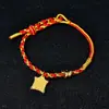 Cuerda de Mano para Thangka Tejida a Mano, Pulsera de Cuerda Colorida, Se Puede Colgar en Thangka Cuerda de Mano de Hilo de Algodón Enrollado a Mano, Cuerda de Mano de Reencarnación de Xizang