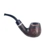 Cachimbo de Pera para Chaminé 9mm Núcleo de Filtro de Carvão Ativado Portátil Personalizado Cachimbo de Tabaco Cachimbo de Bolso Madeira Sólida Cachimbo Seco