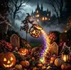 Luz de Jardín Calentador de Bruja de Halloween 3D