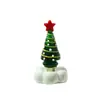 Árbol de Navidad Sólido Vidriado Zibo Artesanía de Vidrio Giratoria Coche y Escritorio Regalo Creativo Adorno Venta al por Mayor