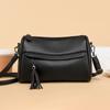 Fabricante de Origen Bolso de Piel de Vaca de Primera Capa para Mujer Nuevo Versátil Cuero Genuino Bolso Almohada Moda para Mediana Edad Bolso de Hombro Bolso Cruzado