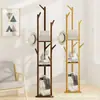 Cabide de Chão para Roupas Cabide de Roupas para Quarto Cabide de Roupas para Sala Madeira Maciça Simples Moderno Multifuncional Pendurar