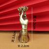 Antigo latão folha de lótus lótus backflow incenso ornamentos desktop buda mão lótus guanyin buda mão queimador de incenso titular titular do incenso