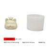 Lindo Cabeza de Gato Gatito Vela Aromática Molde de Silicona DIY Gato Decoración para el Hogar Difusor de Pegamento Molde de Yeso