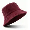 Sombrero de Pescador de Pana Logo Personalizado Estilo Europeo y Americano Otoño e Invierno Versátil Cálido Protector Solar Sombrero Cubeta Unisex