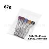 5 peças anel magnético multicolorido cruz magnética cabeça simples cruz 65mm anel magnético destacável posicionamento chave de fenda manual