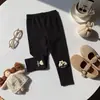 Leggings Infantis Acessórios para Daminhas Leggings 95% Algodão Outono Roupa Infantil Calças Elásticas Slimming Calças Longas Alto Volume